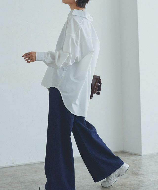 166cm / オフホワイト / ミドル丈 / M