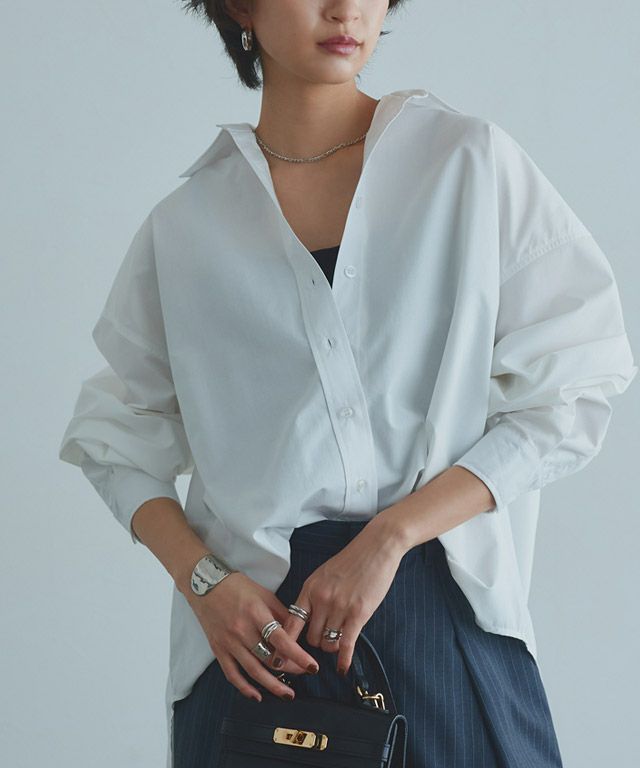 166cm / オフホワイト / ミドル丈 / M