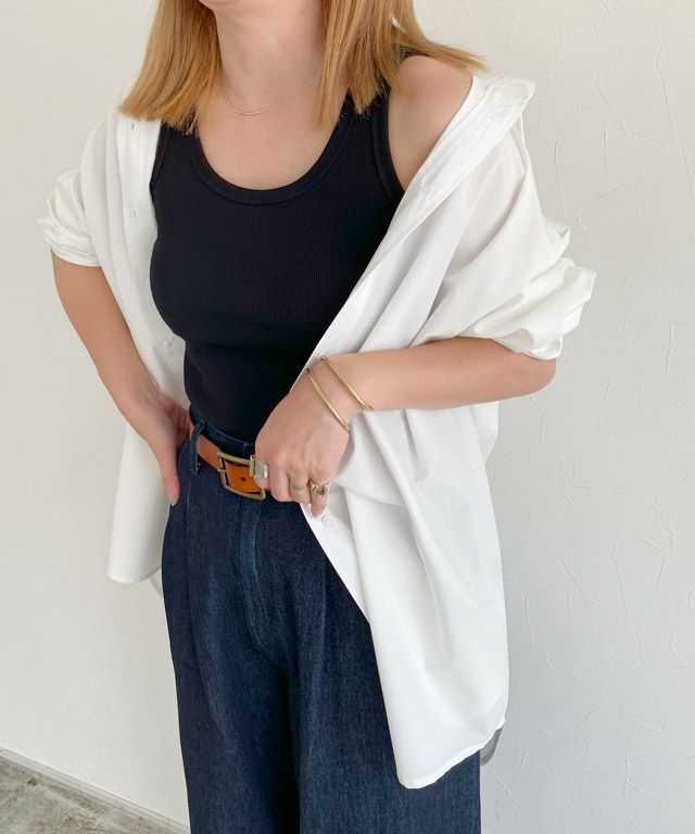 166cm / オフホワイト / ミドル丈 / M