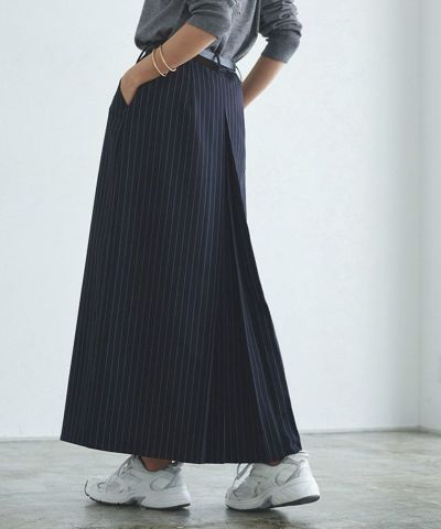 [RASW]バックインバーテッドプリーツスカート
