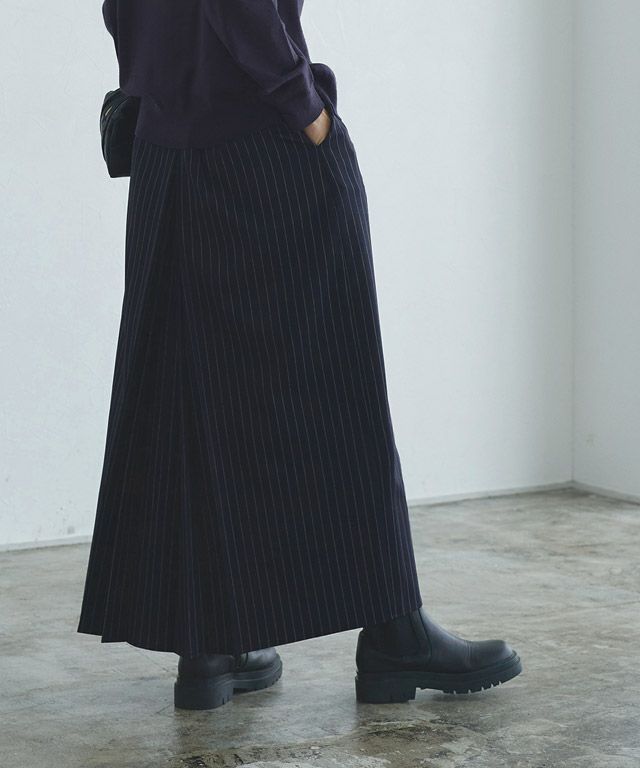 ebureボックススカート RASW]バックボックスプリーツスカート 【KKfashionさんYouTube紹介