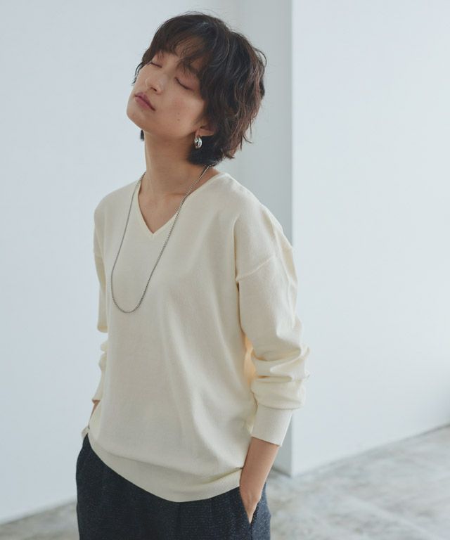 166cm / アイボリー / M