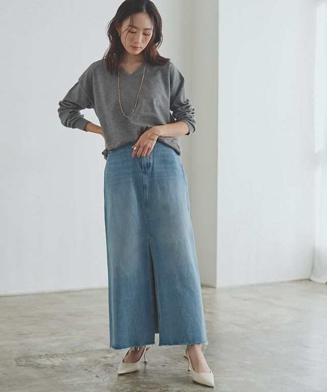 163cm / 杢チャコール / M