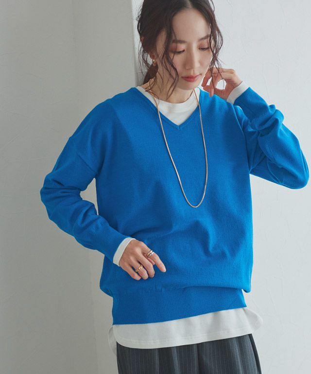 163cm / ブルー / M