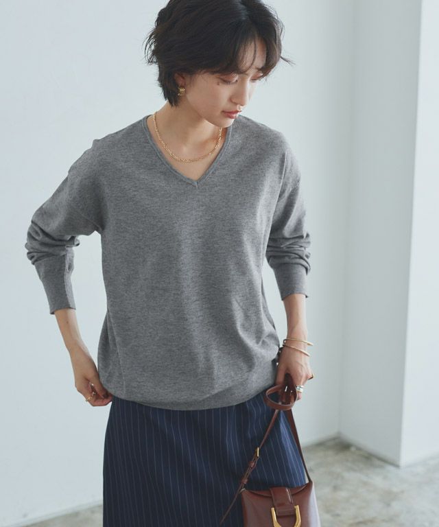 166cm / 杢チャコール / M