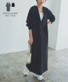 [RASW]インナーセットキーネックスウェットワンピース