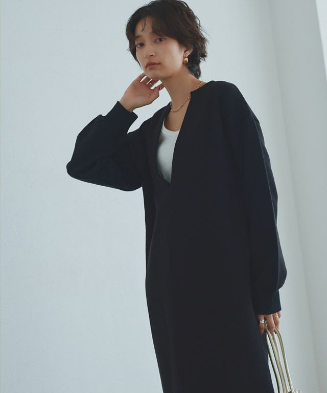 166cm / ブラック×オフホワイト / M