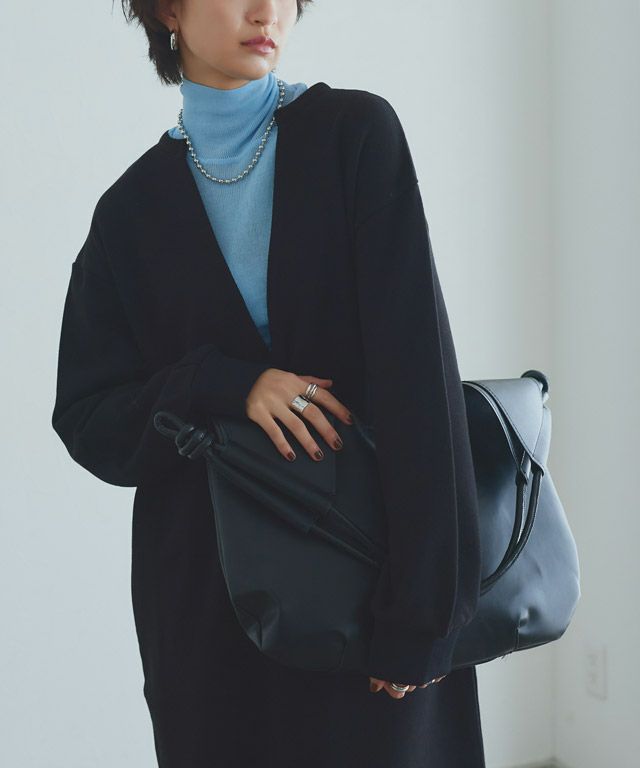 166cm / ブラック×オフホワイト / M