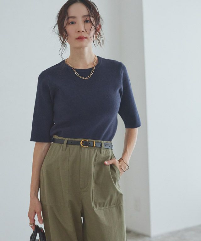 163cm / ダークネイビー / M