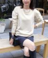 163cm / アイボリー / M
