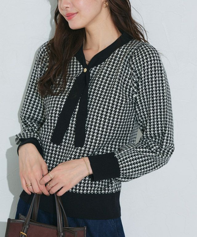 167cm / 千鳥 / ブラック / M