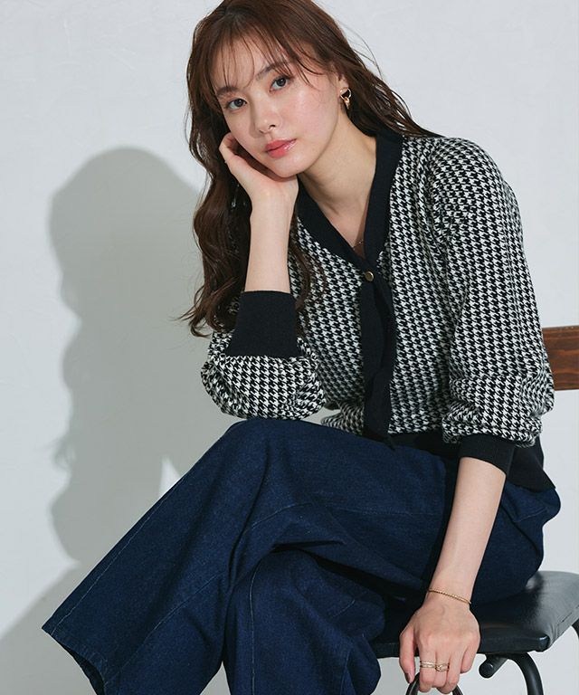 167cm / 千鳥 / ブラック / M