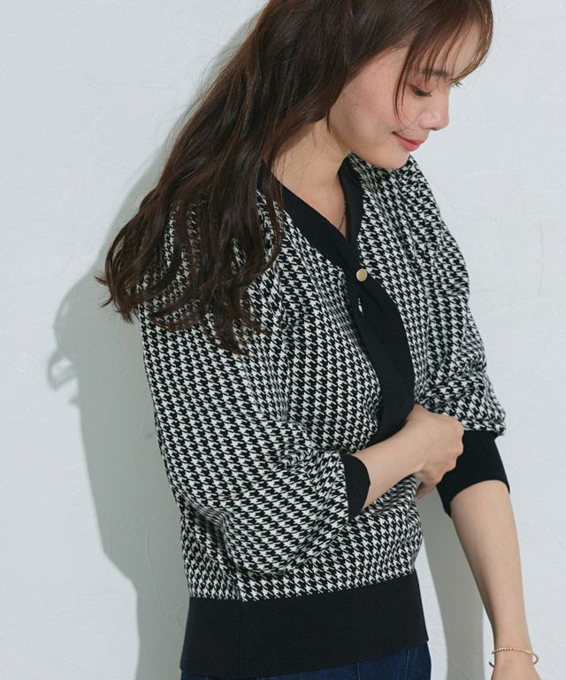 167cm / 千鳥 / ブラック / M
