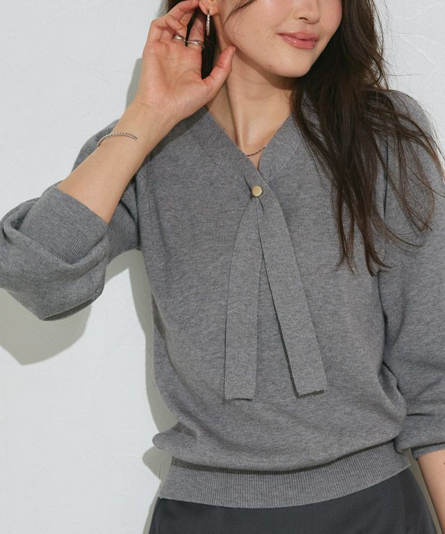 166cm / 無地 / グレー / M