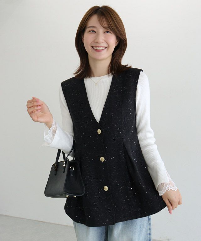 163cm / ブラック / M