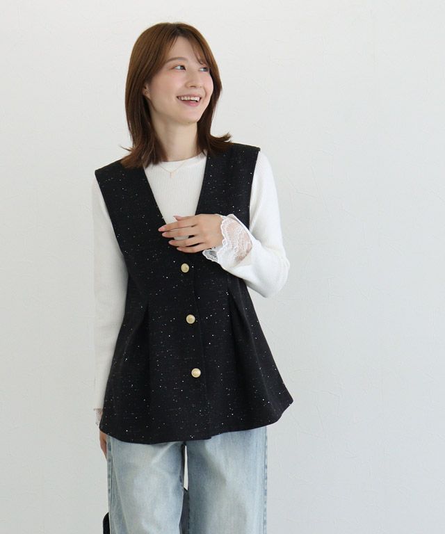 163cm / ブラック / M