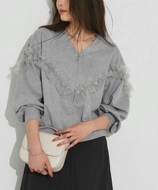 166cm / 杢グレー / M