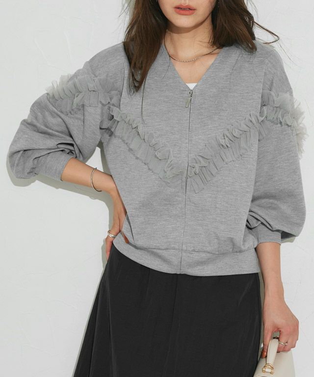 166cm / 杢グレー / M