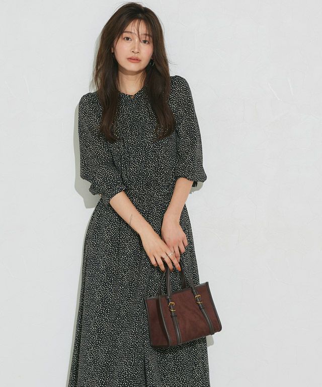 166cm / ダルメシアン柄 / ブラック / M