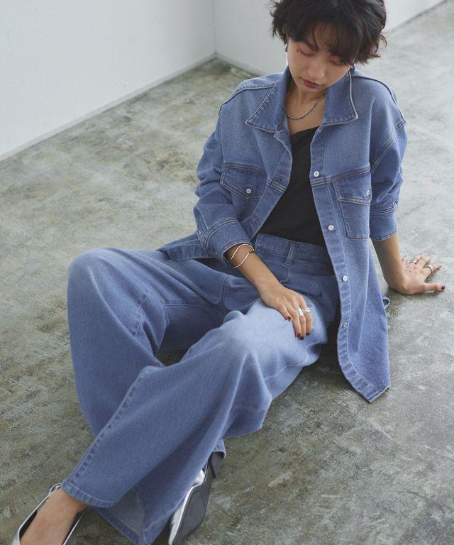 166cm / B：ブルー×ブルー / M