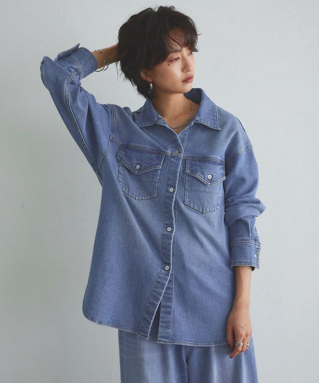 166cm / B：ブルー×ブルー / M