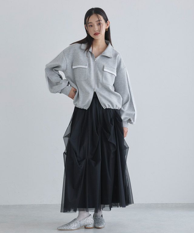 163cm / ライトグレー / M