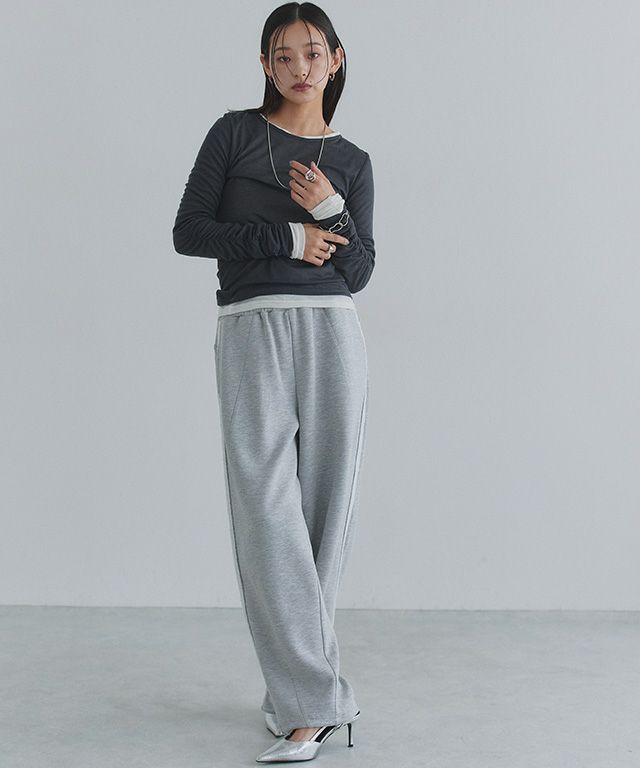 163cm / ライトグレー / M