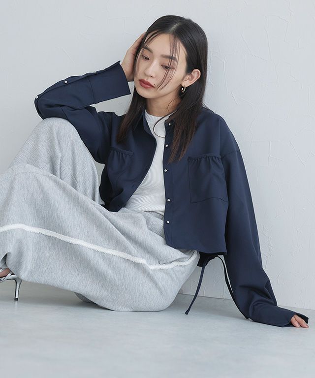163cm / ライトグレー / M