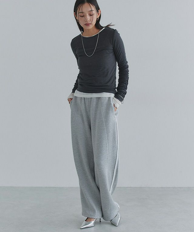 163cm / ライトグレー / M