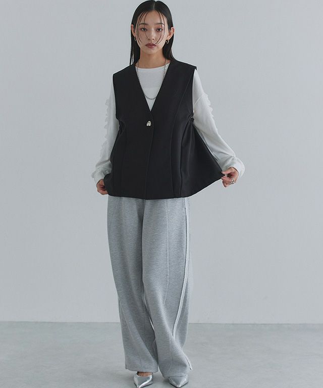 163cm / ライトグレー / M