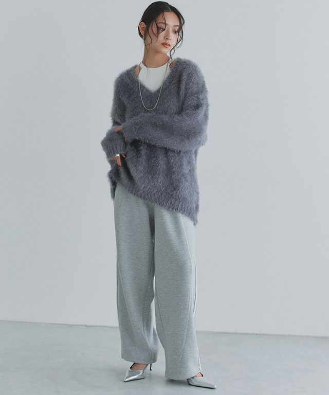 163cm / ライトグレー / M