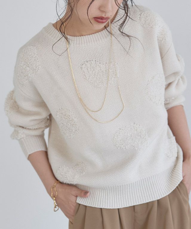 163cm / アイボリー / M