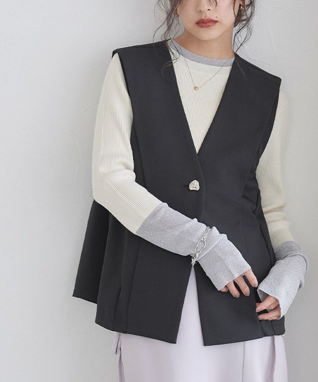 163cm / アイボリー×シルバーラメ / M