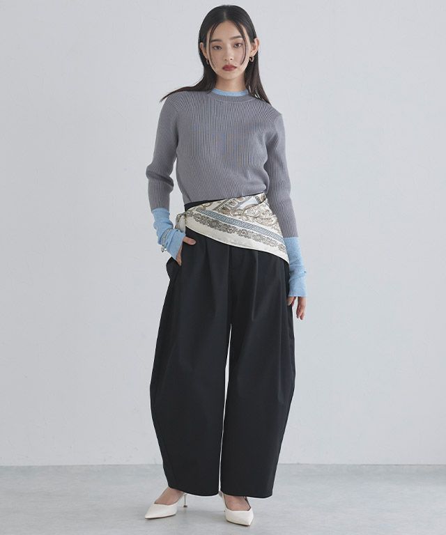 163cm / グレー×ブルーラメ / M