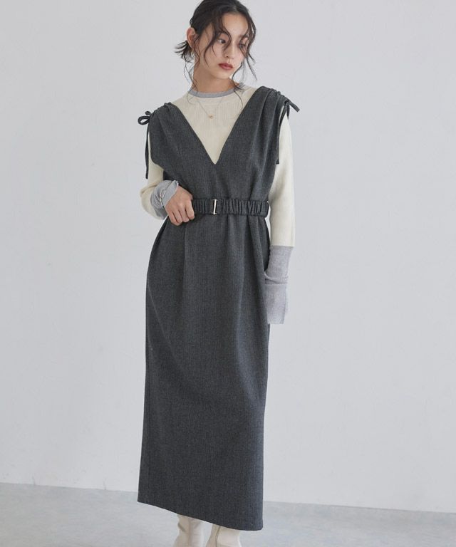 163cm / チャコール / M