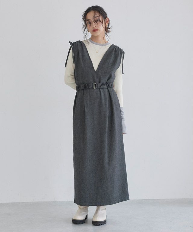 163cm / チャコール / M