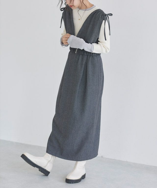 163cm / チャコール / M