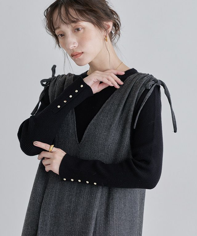 160cm / チャコール / M