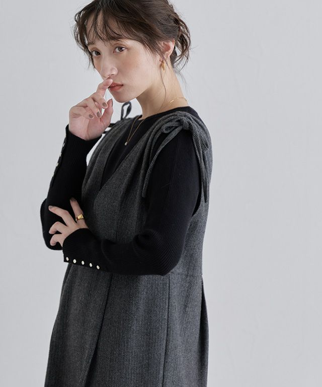 160cm / チャコール / M