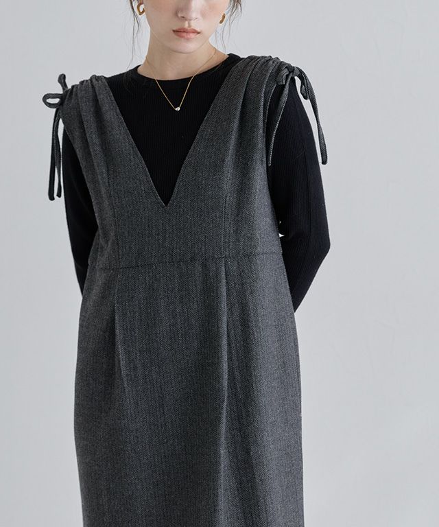 160cm / チャコール / M