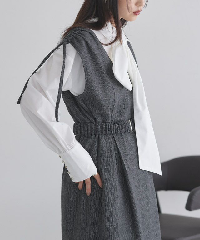 163cm / チャコール / M