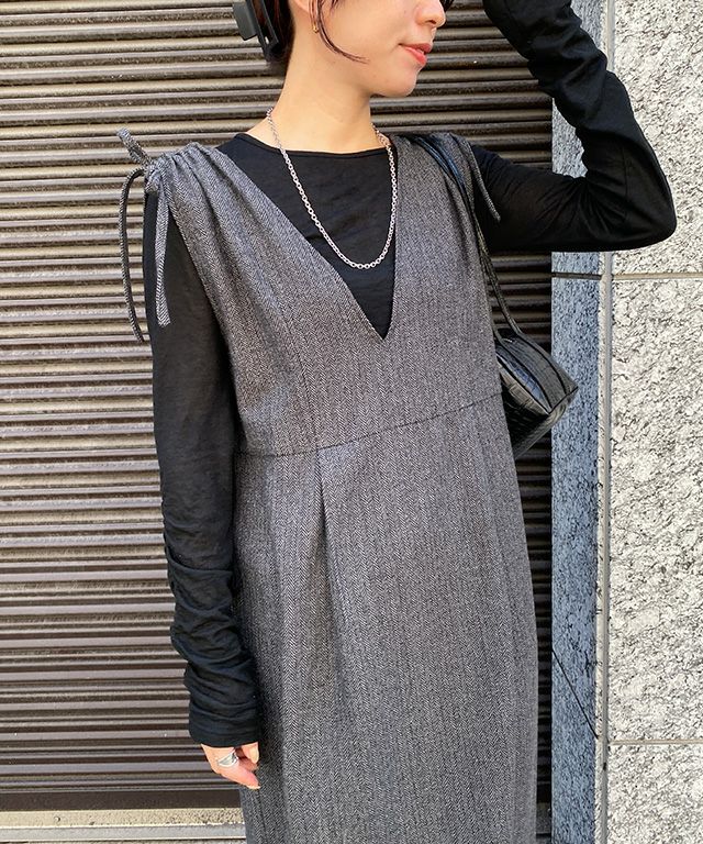 158cm / チャコール / M