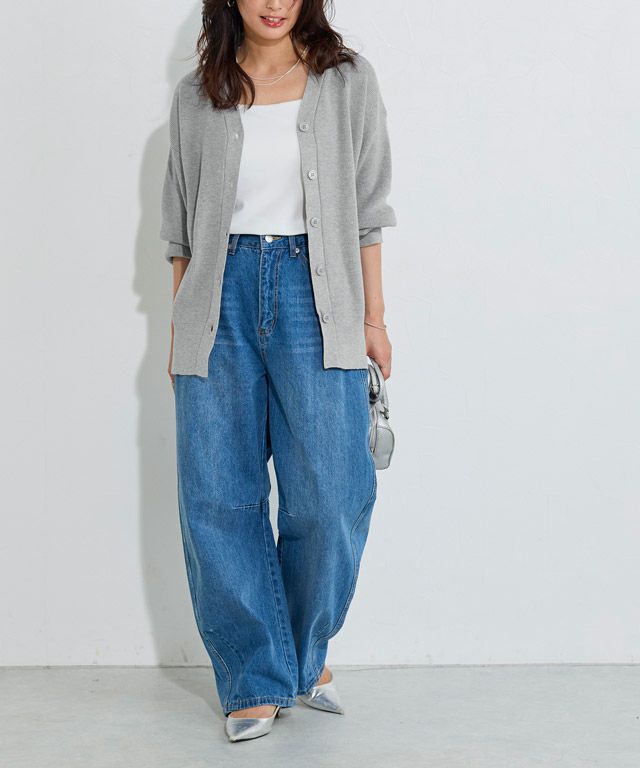 158cm / 杢グレー / M