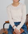 細リブシンプルニット