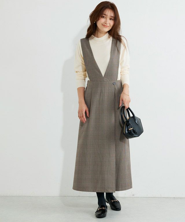 166cm / チェック / ブラウン / M