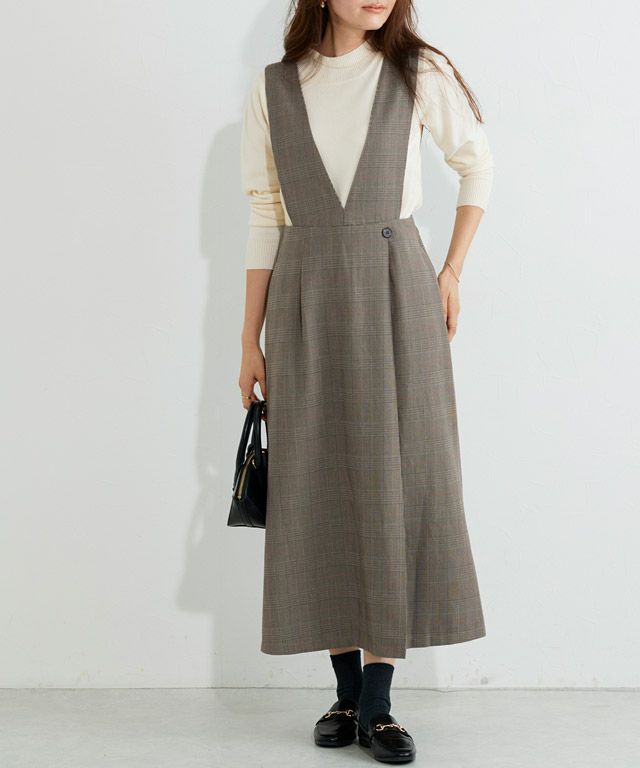 166cm / チェック / ブラウン / M