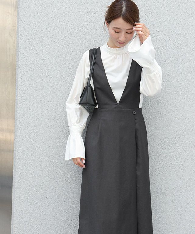 163cm / 無地 / チャコール / M