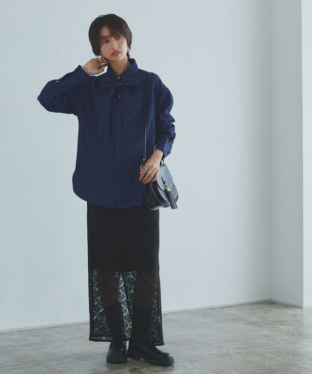 166cm / ブルー / M