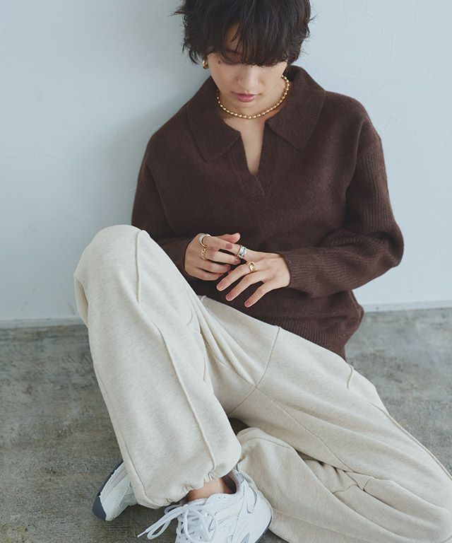 166cm / 杢オートミール / M