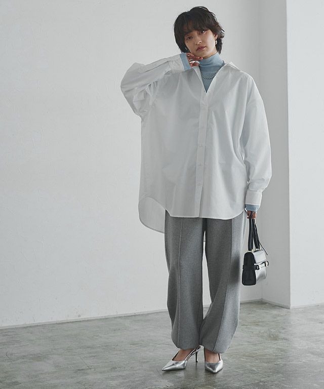 166cm / 杢グレー / M